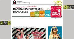Desktop Screenshot of holstebro-handel.dk