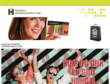 Tablet Screenshot of holstebro-handel.dk